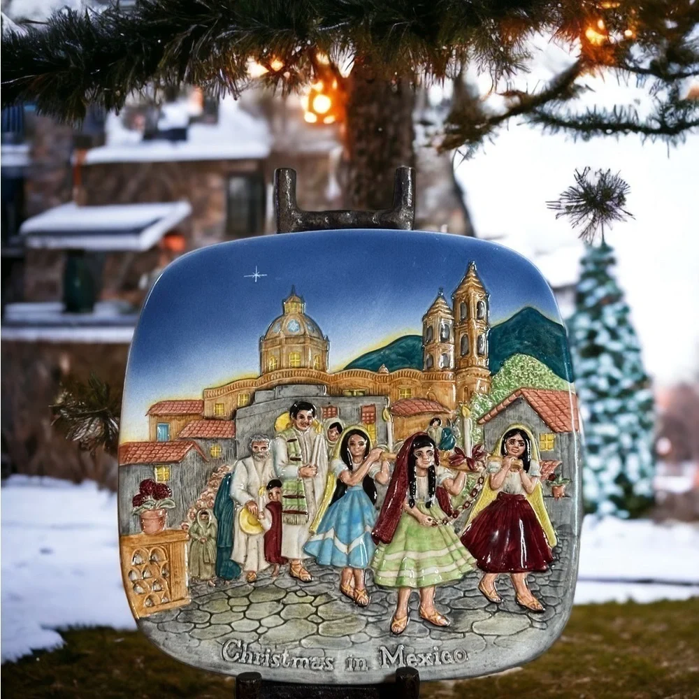 Royal Doulton Plate “Christmas In Mexico” John Beswick Limited Edition